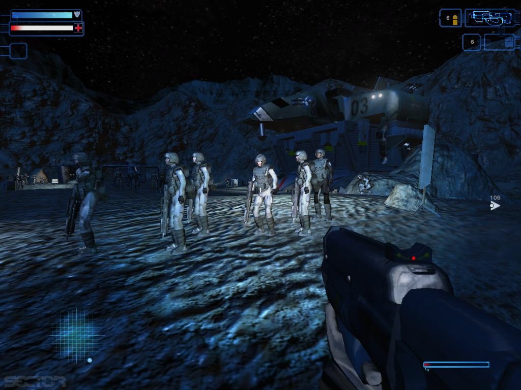 Starship Troopers (gameplay - night attack)